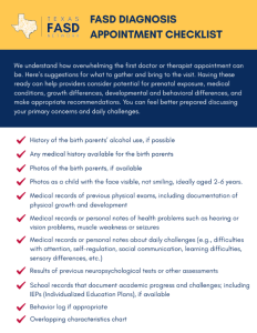 Diagnosis Appointment Checklist