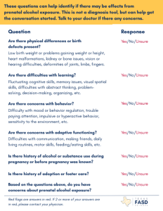 FASD Screening Questions